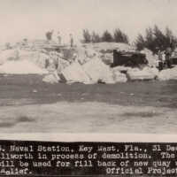 Battery Dillworth in Process of Demolition