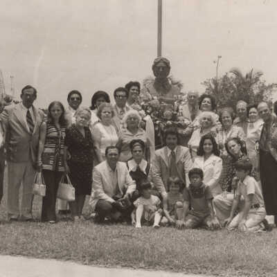 Statue of Agustin Parla at the Key West Airport