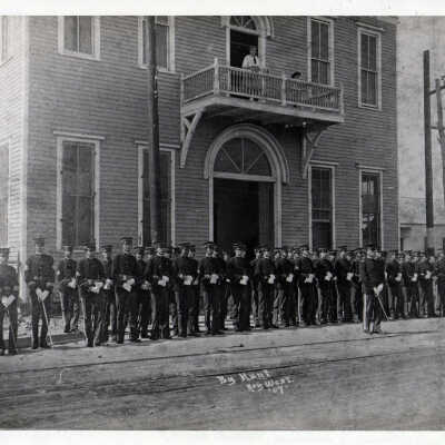 Key West Guard at the Armory Building