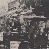 Float from a parade on Duval Street