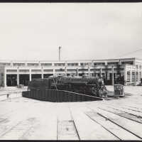 Florida East Coast Locomotive # 451 on a Roundhouse