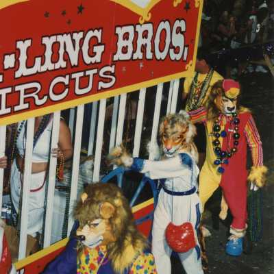 A float in the parade.