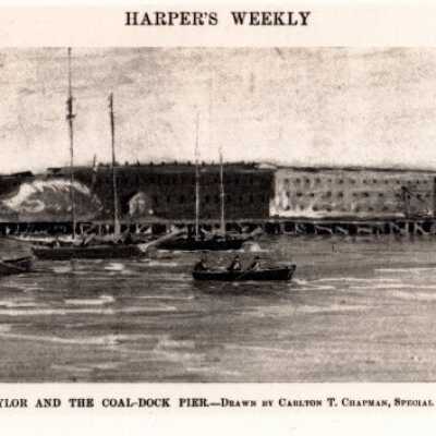 Key West - Old Fort Taylor and the Coal-Dock Pier: Copyright: © Key West Art & Historical Society; Origformat: Print-Photographic