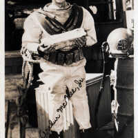          Arthur McKee, Jr., in a diving suit picture number 1
   