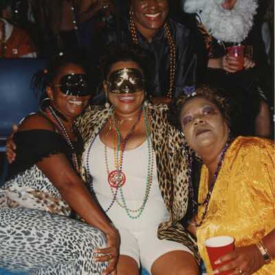 Unknown woman dressed up.