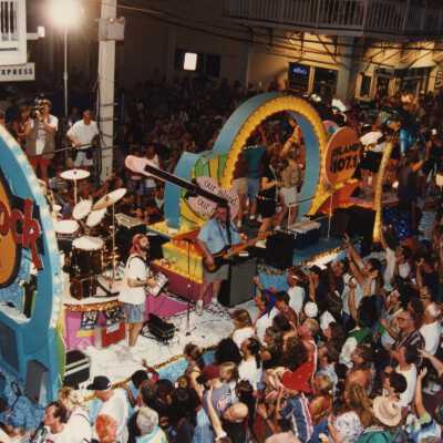 A float in the parade.