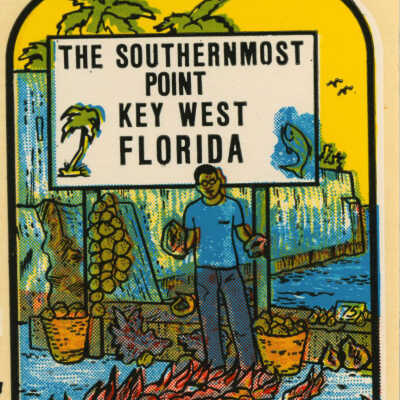 Southernmost Point Travel Decal