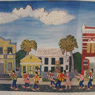 Boza and his Conga LIne (left view)