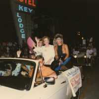 A float in the parade.