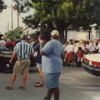 A group of unknown people.