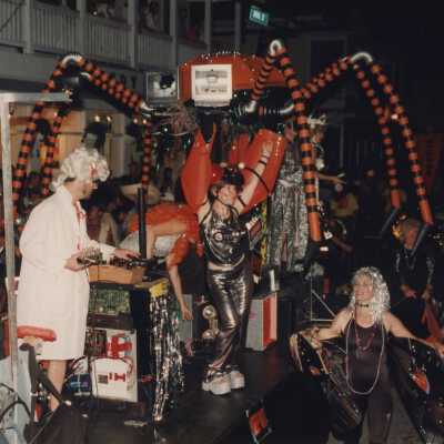 A float in the parade.