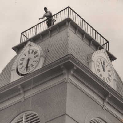 City Hall Clock Installation