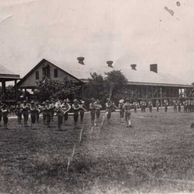 Soldiers and the 9th Band CAC at Key West Naval Station: Copyright: © Key West Art & Historical Society; Origformat: Print-Photographic