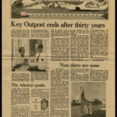 'Key Outpost' Newspaper: Copyright: @ Key West Art & Historical Society; Origformat: Print-Photographic