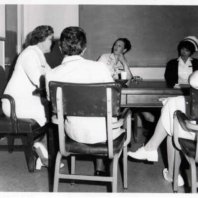 Rear Admiral Alene Duerk at a Nurses' Conference