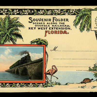 Souvenir Folder of Scenes Along the Overseas Railway
