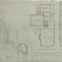 Building To Be Erected At/Douglas, Mich./For Mr. G. Leslie Dunn, 1/8" Sketch