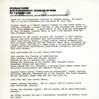          Douglas Dunes Informational Letter
   