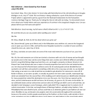          Transcript of Neil Atherton oral interview about Hoopee Scootee and the legs. Stories of Summer project, Kutsche Office of Local History. Grand Valley State University
   