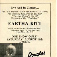          Eartha Kitt at Douglas Dunes Advertisement in Metra (34)
   