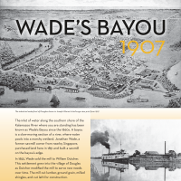          Location: Wade’s Bayou, Douglas, at east end of Center Street near gazebo
   