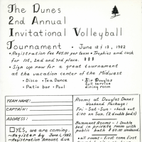          The Dunes 2nd Annual Invitational Volleyball Tournament
   