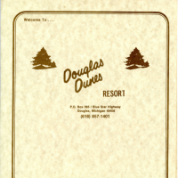          Douglas Dunes In-Room Guest Guide, four pages
   