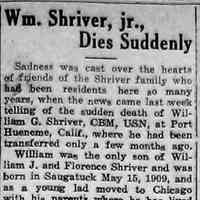 William George Shriver Biography