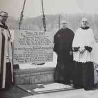         Laying the corner stone for the St. Augustine Seminary
   
