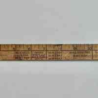 Douglas Service Station ruler