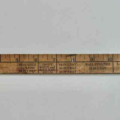 Douglas Service Station ruler