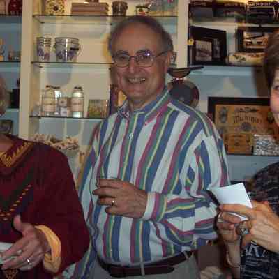 000_0020.JPG 698KB: Judy Mauger, Mike and Katherine Economos at 2004  museum opening party