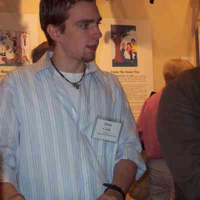 000_0026.JPG 564KB: Brian Cook, Tales of the Villages illustrator, 2004