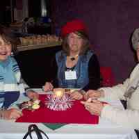          100_3867.JPG 512KB; Karen Babbs, Jerry Elsinga, Joy Muehlenbeck at 2004 holiday party
   