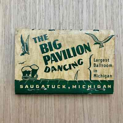 Big Pavilion/Dock matchbook