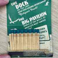          Big Pavilion/Dock matchbook picture number 4
   