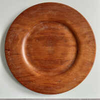          Plate, wood picture number 1
   