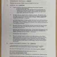 Preservation Workshop Agenda