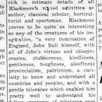          cr1956052501MannsFathersBook.jpg 90KB; Dr. Waldo H. Dunn (Lorna Mann's father) writes biography about Richard Doddridge Blackmore, the author of 