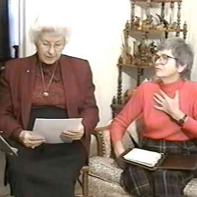 Fran Seymour and Claire Cheever
