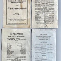 School programs 1928-1931
