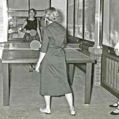 Hotel Butler porch ping-pong