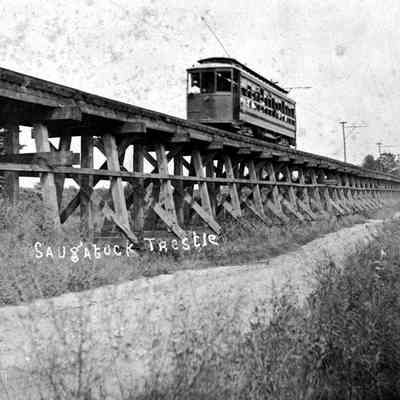 North Street Interurban trestle