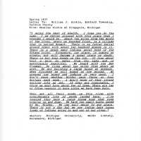 Letter from Charles Hinkle of Singapore (1837)