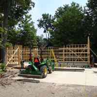          August 1, 2011 - building the boat barn for life saving exhibit
   