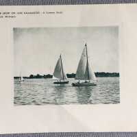          Summer Sport on Lake Kalamazoo - A Camera Study Saugatuck Michigan
   