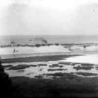          Deam02.jpg 235KB; the new channel cut and piers circa 1906
   