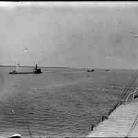          Deam20.jpg 585KB; A convoy of whaleback lake freighters viewed from a steamer
   