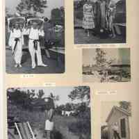          Scan-100806-0014.jpg 722KB; Genevieve Vencil, Doris Deam, T & Art, Norm, August 1952, Art Deam (Boathouse)
   