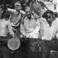          Paul, Bob, V.H.B. Sr., V.H.B. Jr. & jack with saw 1936.jpg
   